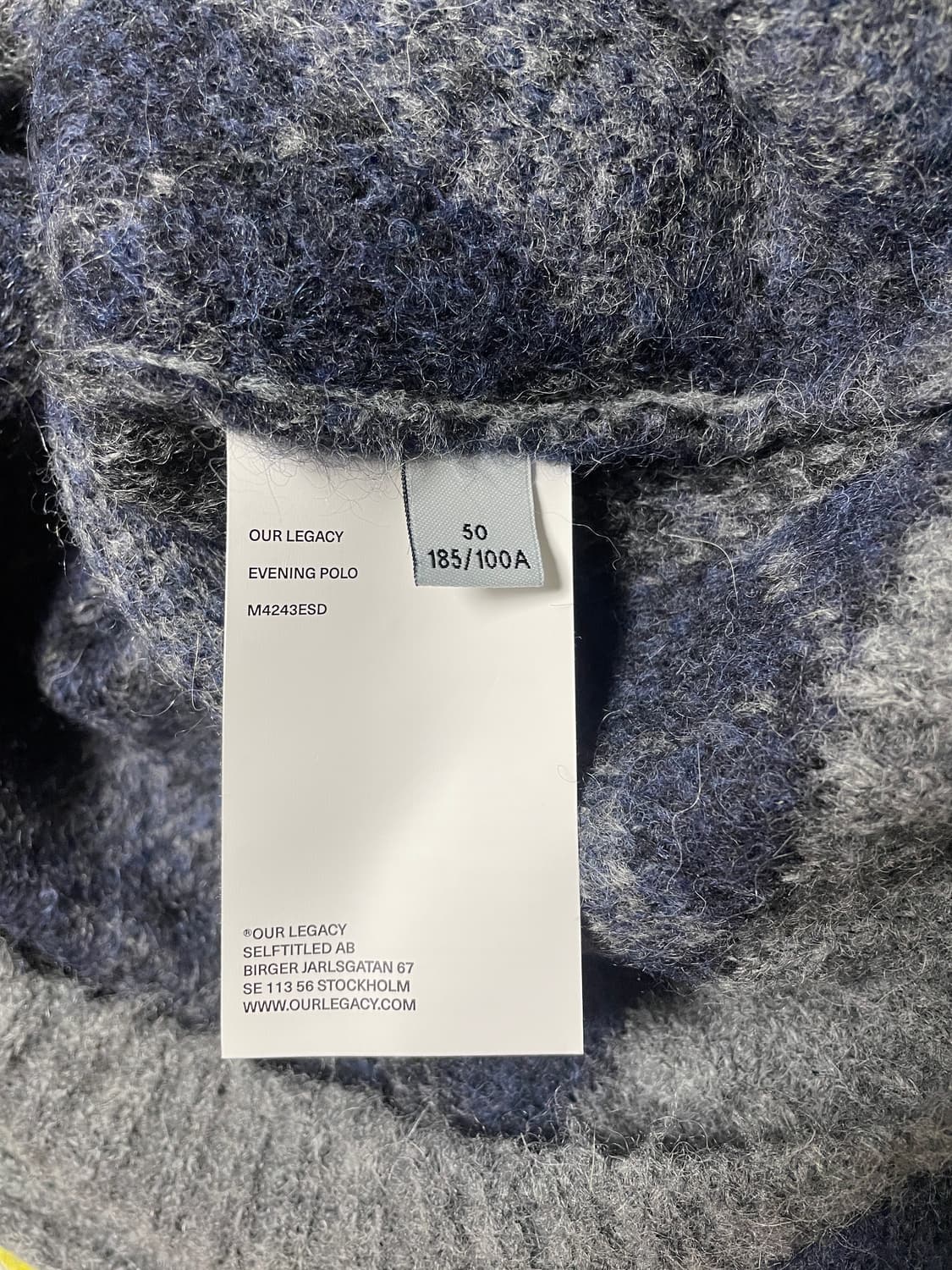 아워레가시 아가일 가디건 50 사이즈 상품이미지3