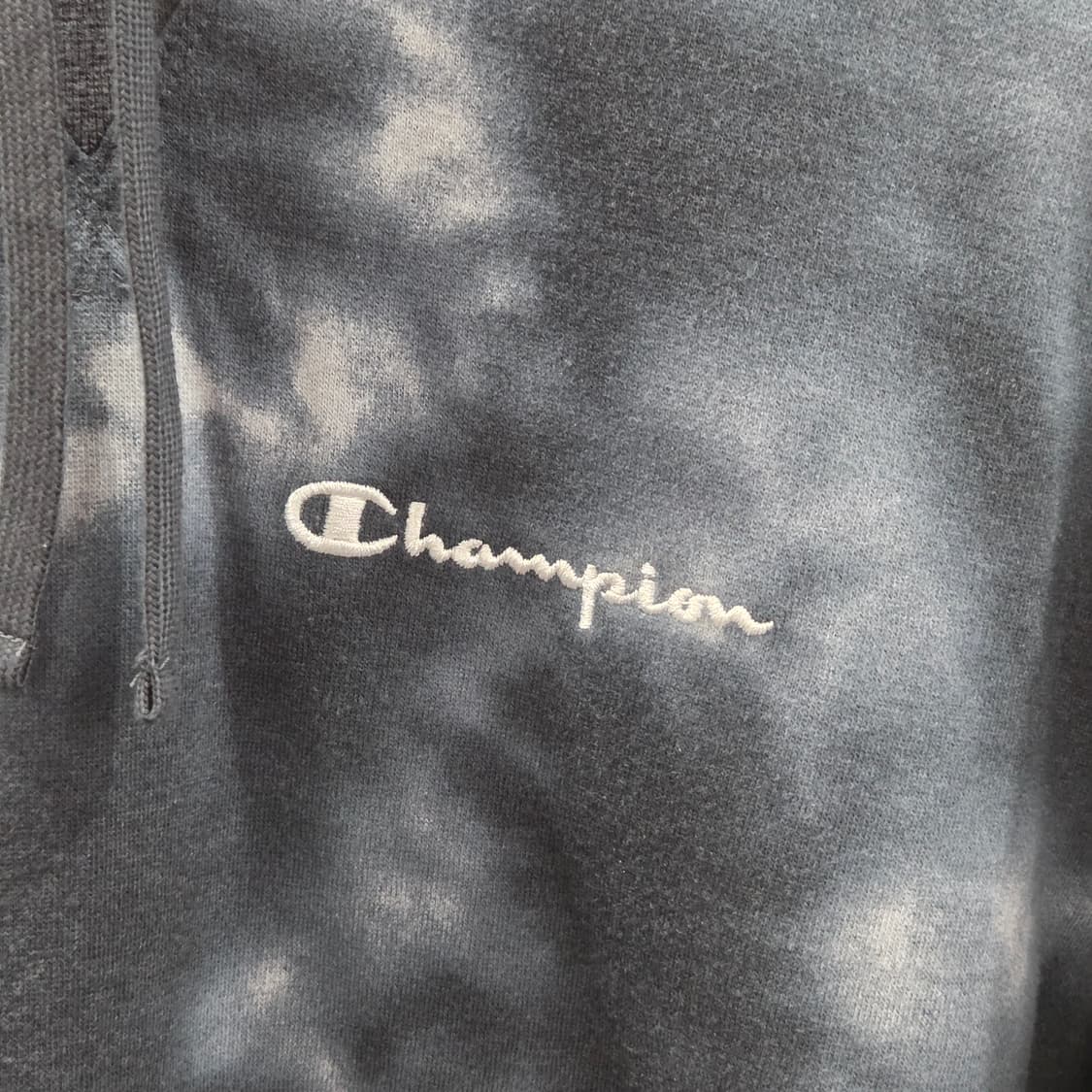 챔피온 우먼 스몰로고 자수 타이다이 기모 후드티 M  상품이미지2