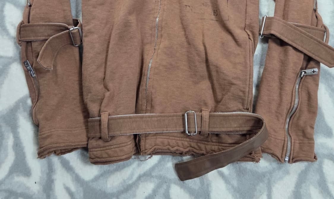 Bernings sho 펑크 본디지 프린팅 후드집업 상품이미지4