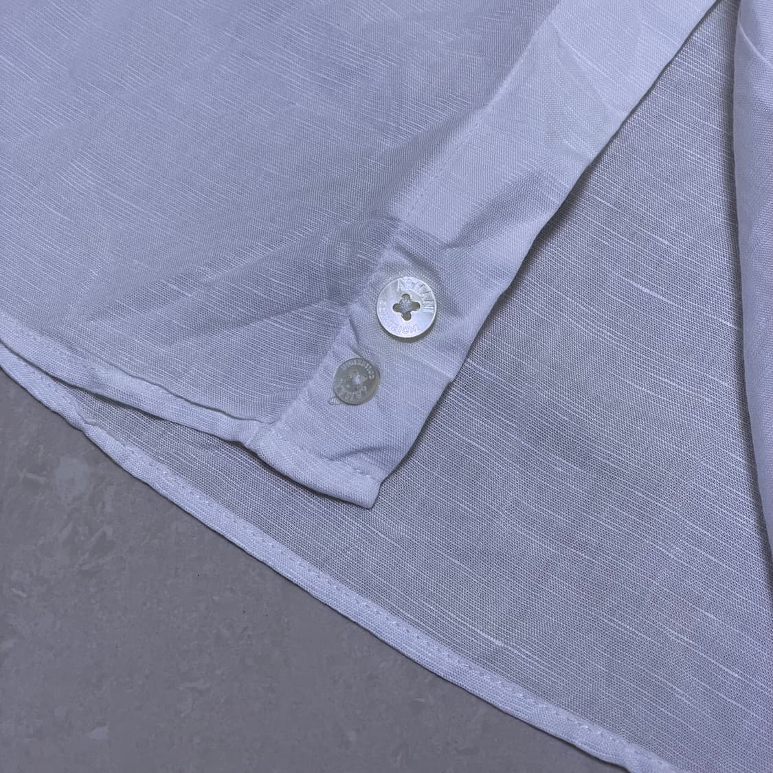 ARMANI 아르마니 꼴레지오니 하이브리드 리넨셔츠 상품이미지5