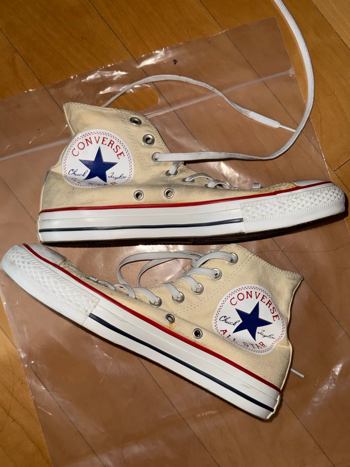 컨버스 올스타 버터색 하이 스니커즈 250 상품이미지1