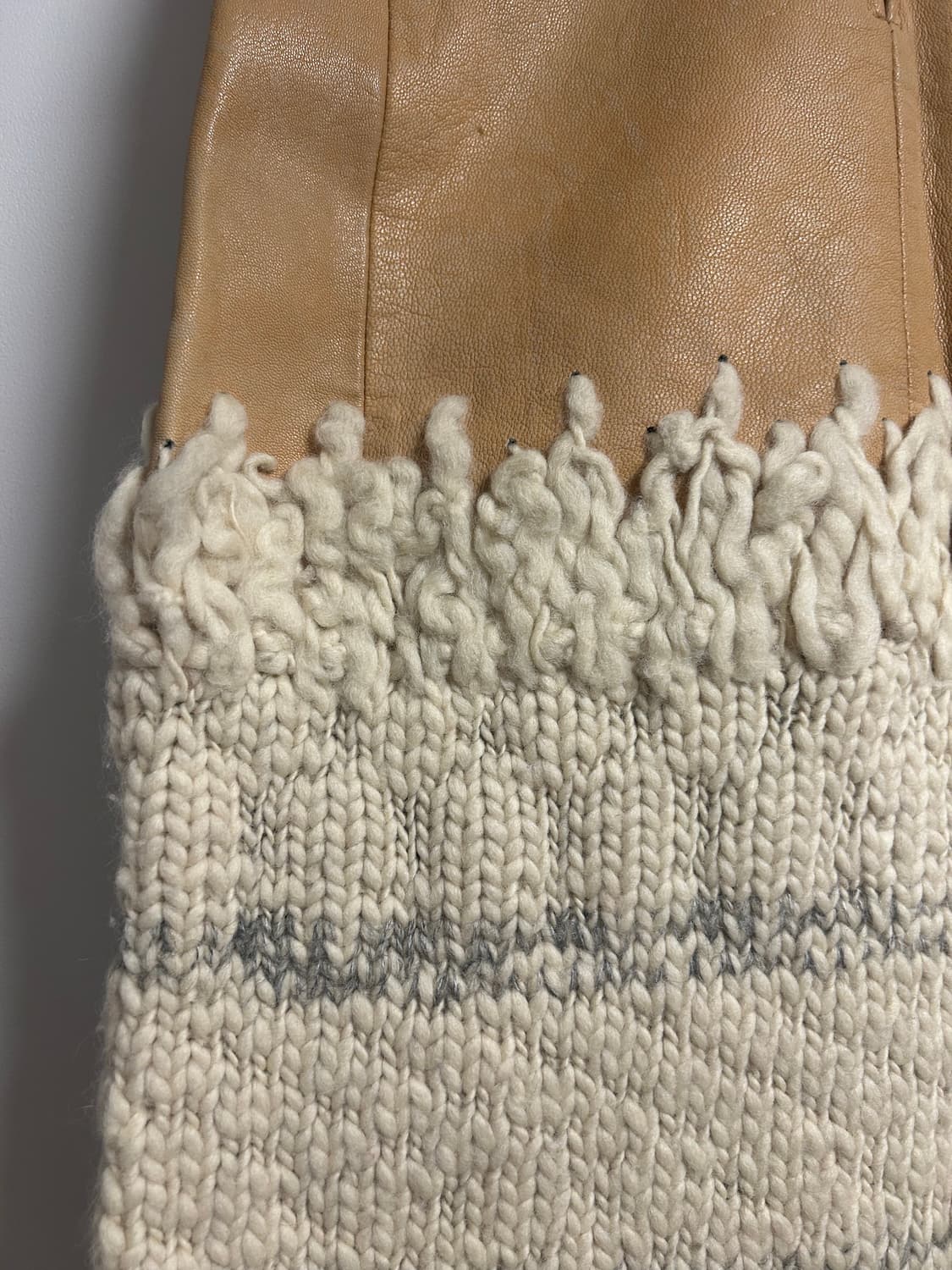 vintage 고트스킨 울 스커트 상품이미지7