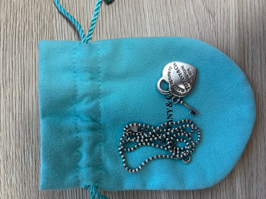 티파니앤코 하트태그키 목걸이 상품이미지1