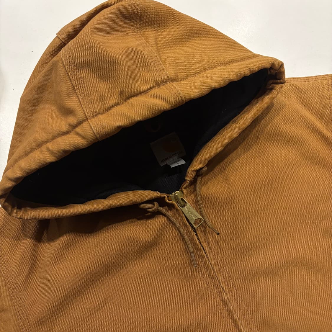 [S] 칼하트 J140 액티브 후드 워크 자켓 브라운 C317 상품이미지3