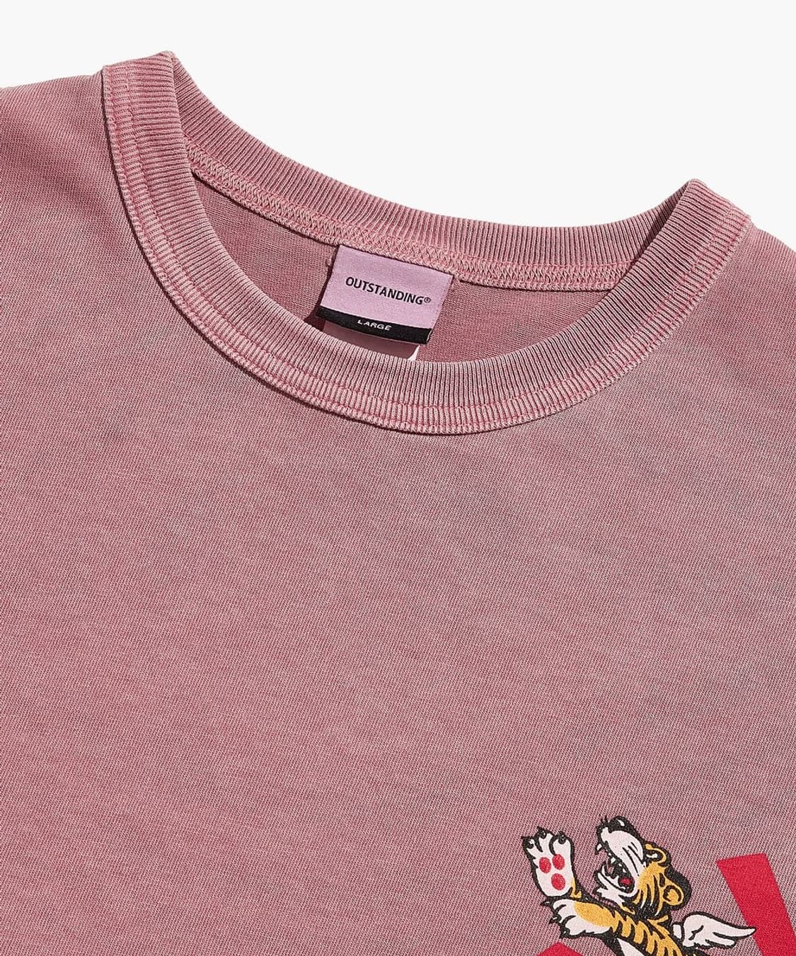 [아웃스탠딩] MIL SERIES TEE 핑크 상품이미지3