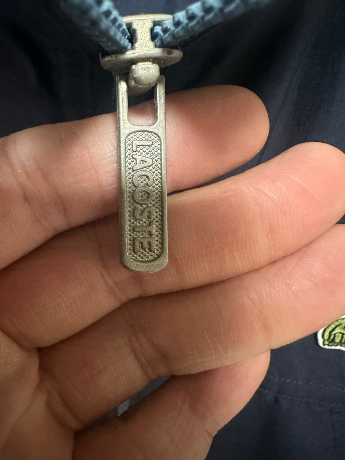 no.172 라코스테 로고라인 블루종자켓 100 상태굿🙂 상품이미지6