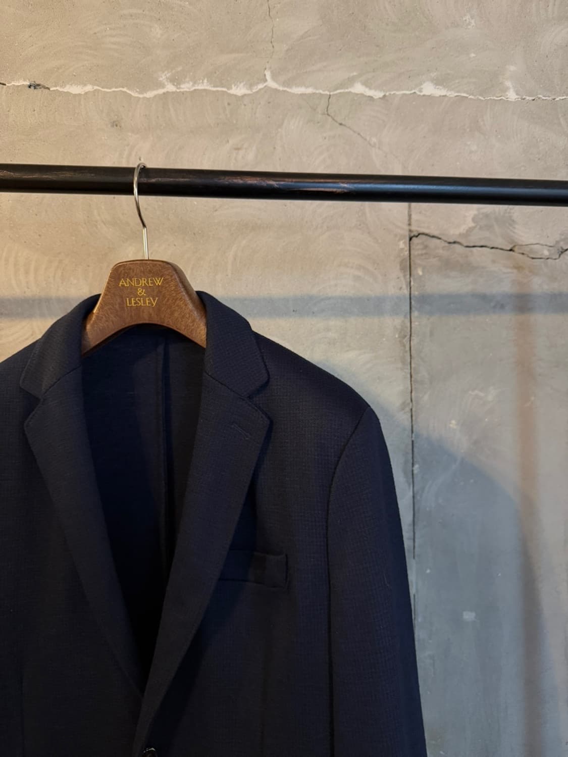 망고 플란넬 저지 패브릭 테일러드 자켓 100 상품이미지4