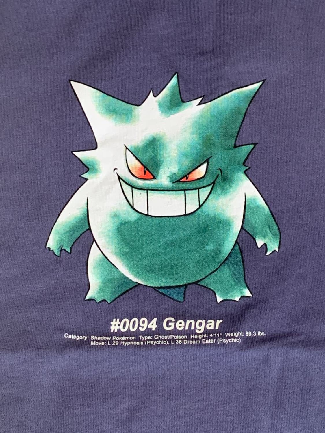 POKEMON UT GENGAR 포켓몬 UT 겐가 티 상품이미지3