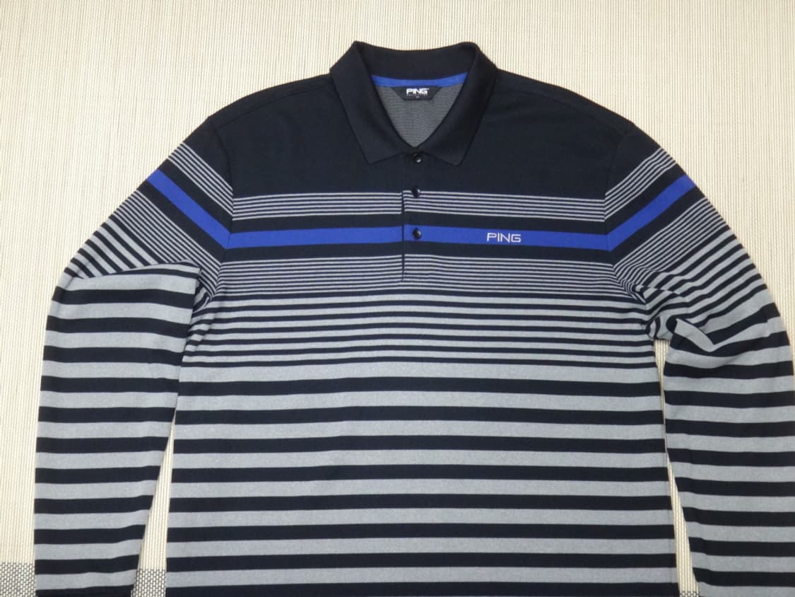 (2XL) PING 남성 보온성 믹스 패턴 카라 티셔츠 상품이미지3