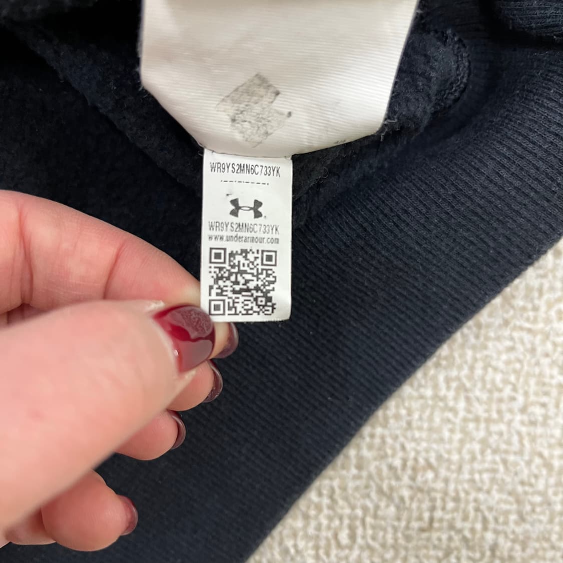 [XL] 언더아머 라이벌 플리스 카모 워드마크 크루 맨투맨 스웻셔츠 01 상품이미지5