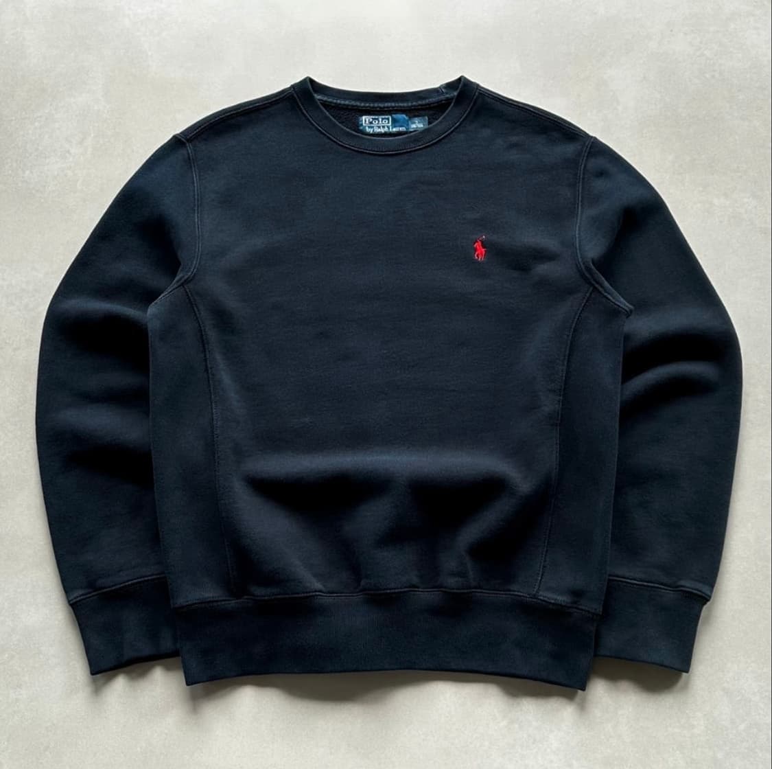 폴로 블랙 맨투맨 상품이미지1