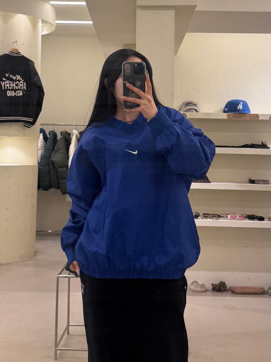 나이키 올드스쿨 센터스우시 블루 웜업 U824 상품이미지1