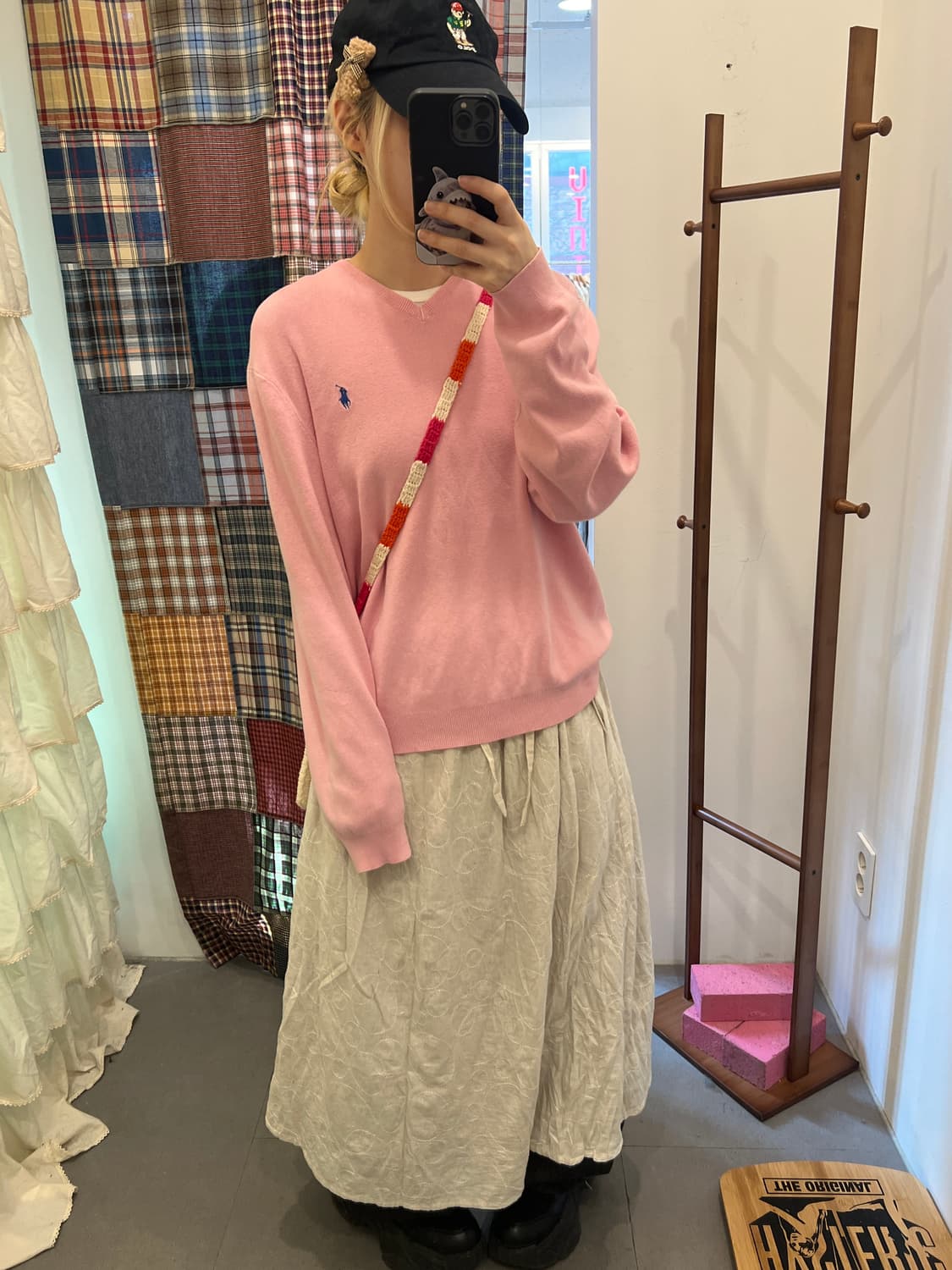 폴로 핑크 브이넥 T  상품이미지5