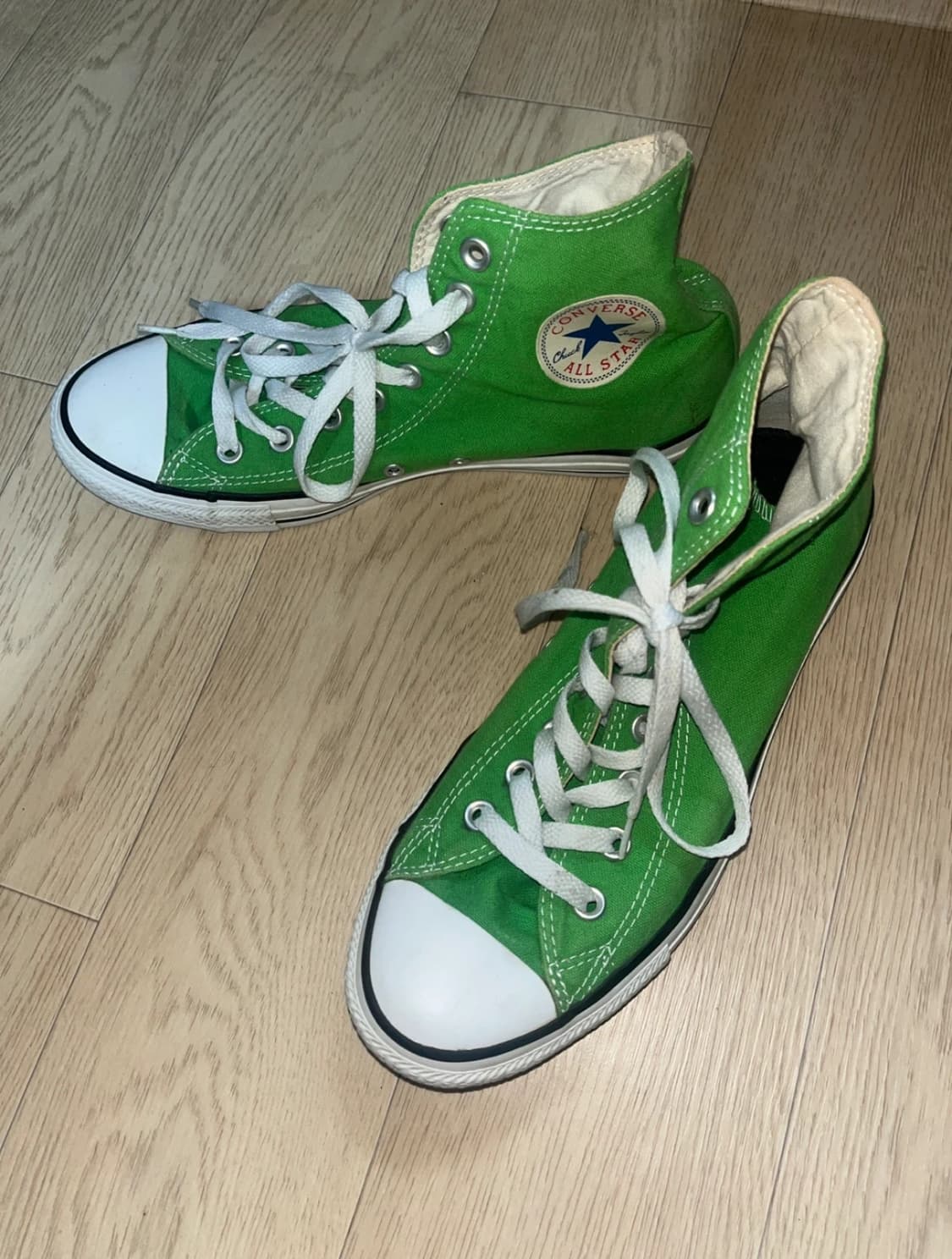 연두색 컨버스하이 상품이미지1