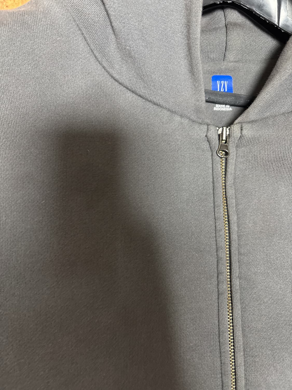 이지 집업 후드 다크 그레이 상품이미지4