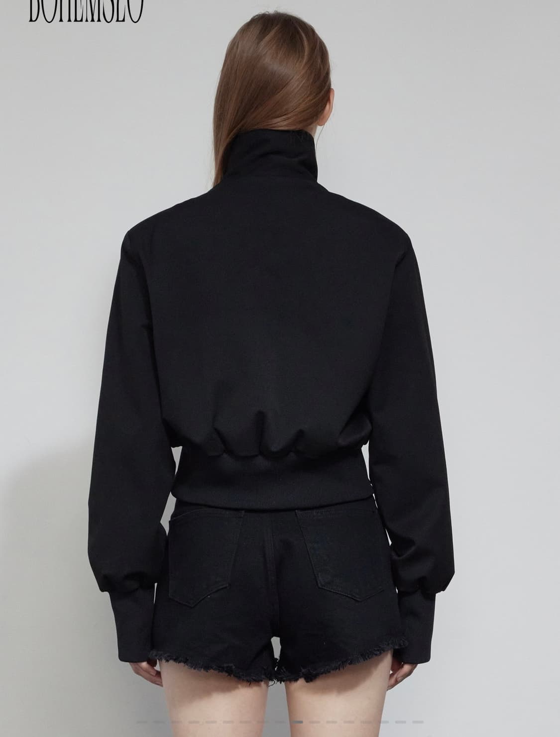 보헤미안서울 SHIRRING TAPE CROP BLAZER 블레이저 상품이미지3