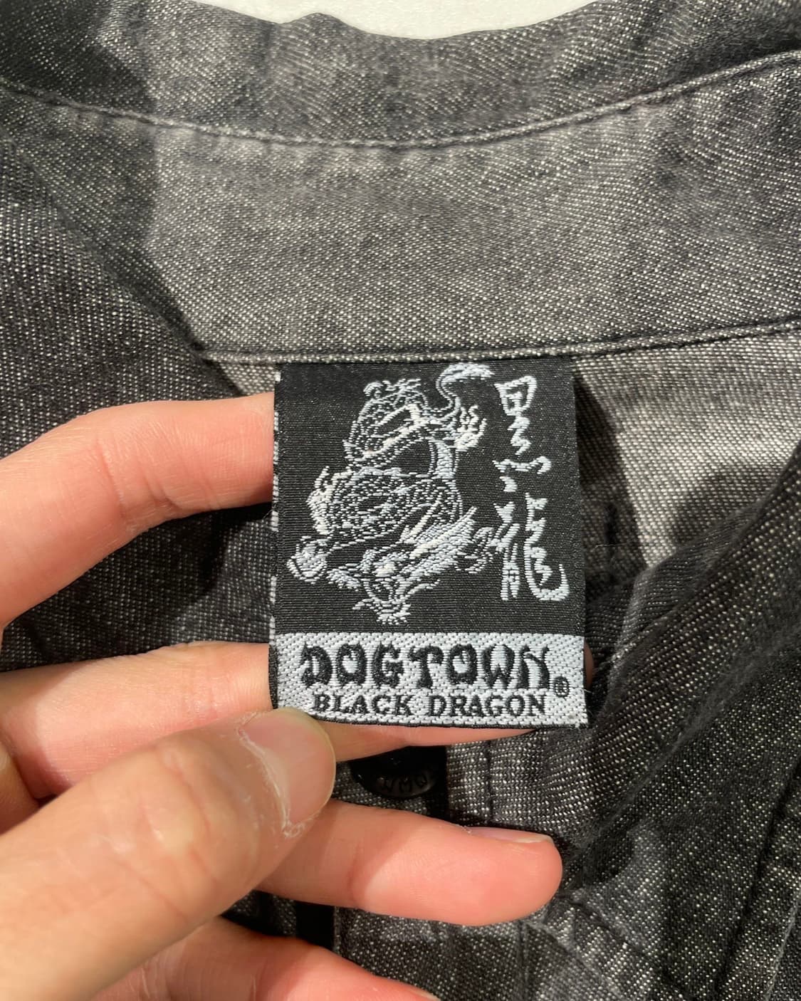 도그타운 흑청 오리엔탈 스트릿 데님 셔츠 상품이미지7