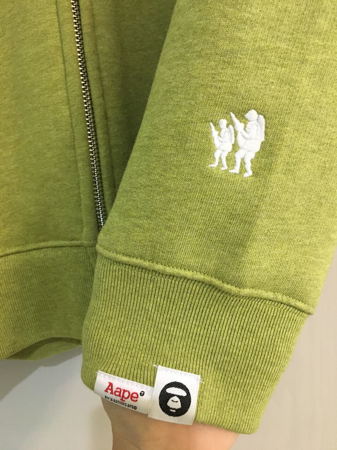 AAPE 기모 후드집업 S size 상품이미지4