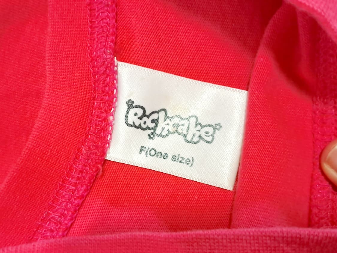 Y2K 펑크 락케이크 핫핑크 반팔티 상품이미지4