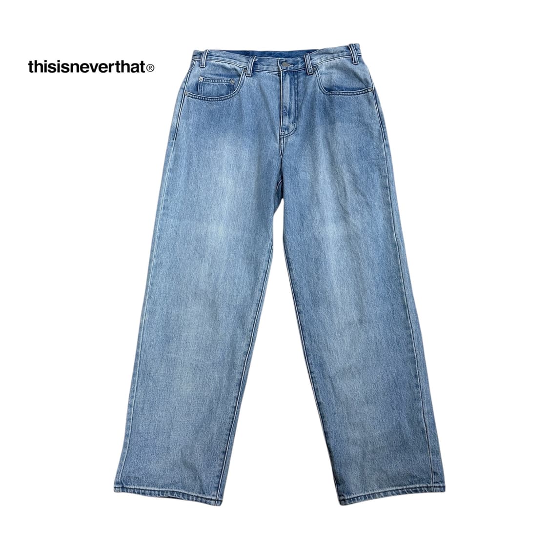 디스이즈네버댓 루즈 진 워싱 블루 상품이미지1