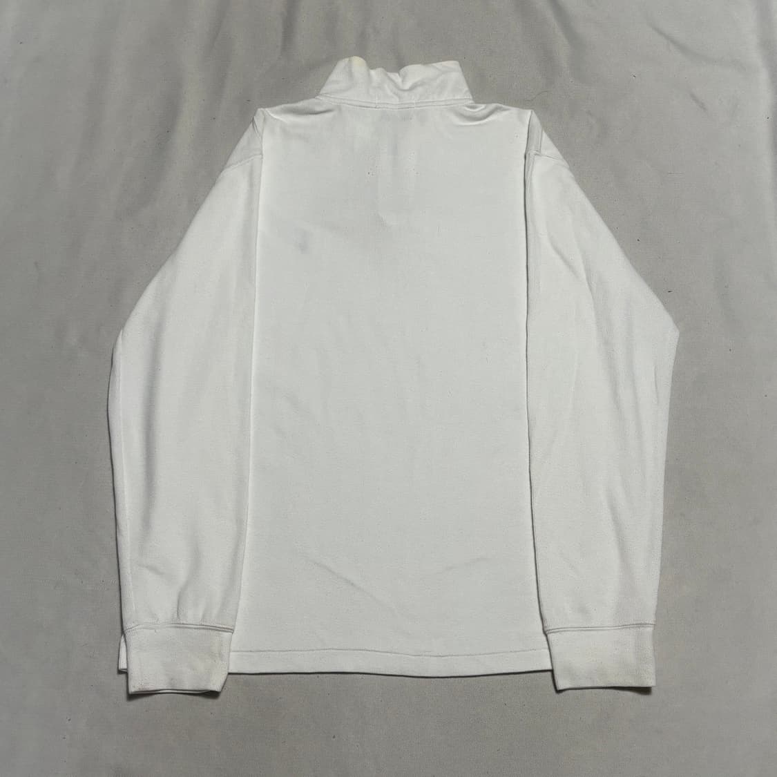 XL 폴로랄프로렌 화이트 반집업 코튼 니트 상품이미지3