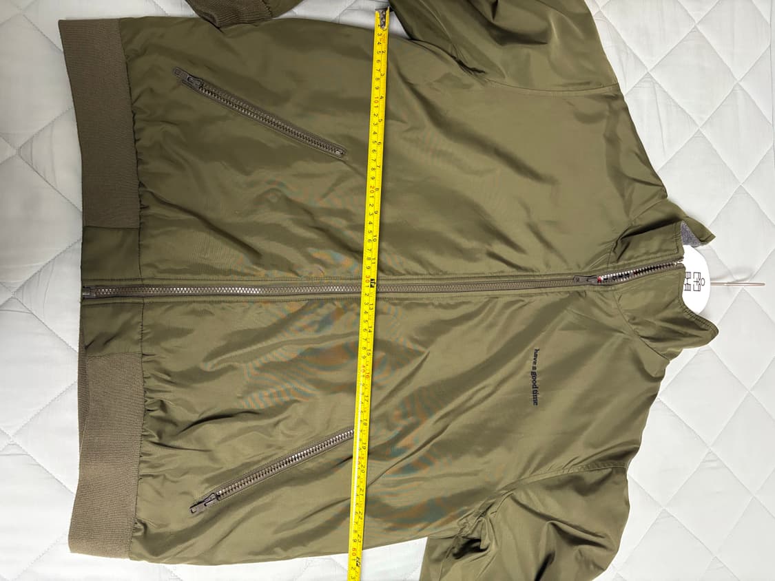 해브어굿타임 카키색 자켓 상품이미지4