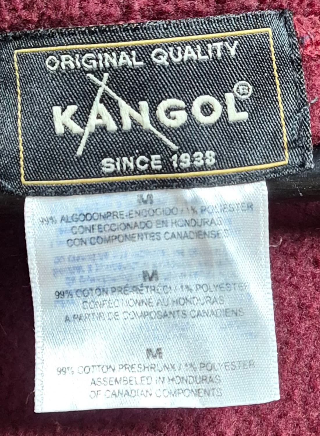 오버핏 M ) 캉골 올드스쿨 빈티지 플리스 후드집업  상품이미지3