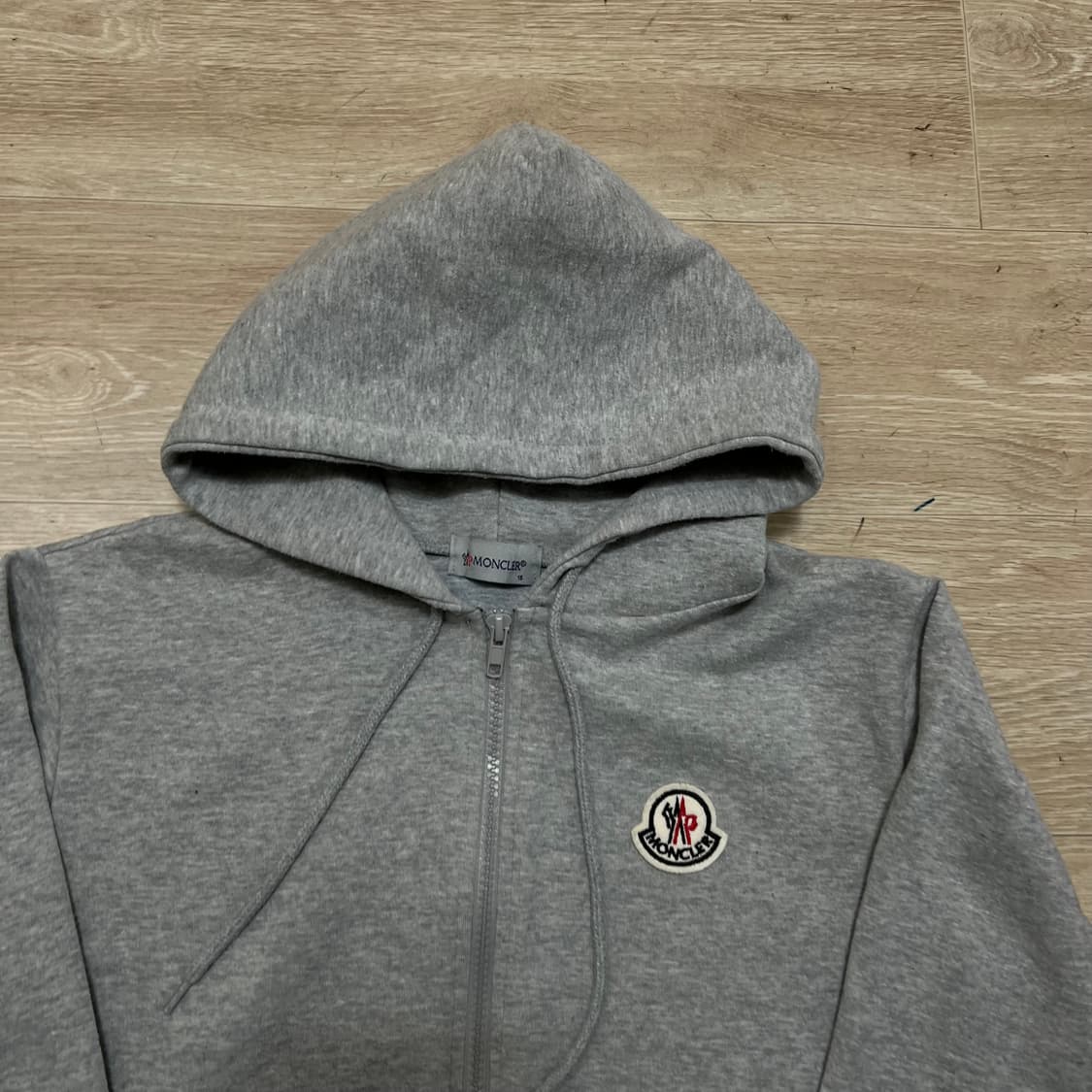 몽클레어 키즈 와펜 빅로고 마그리아 후드집업 [그레이] 15 상품이미지2