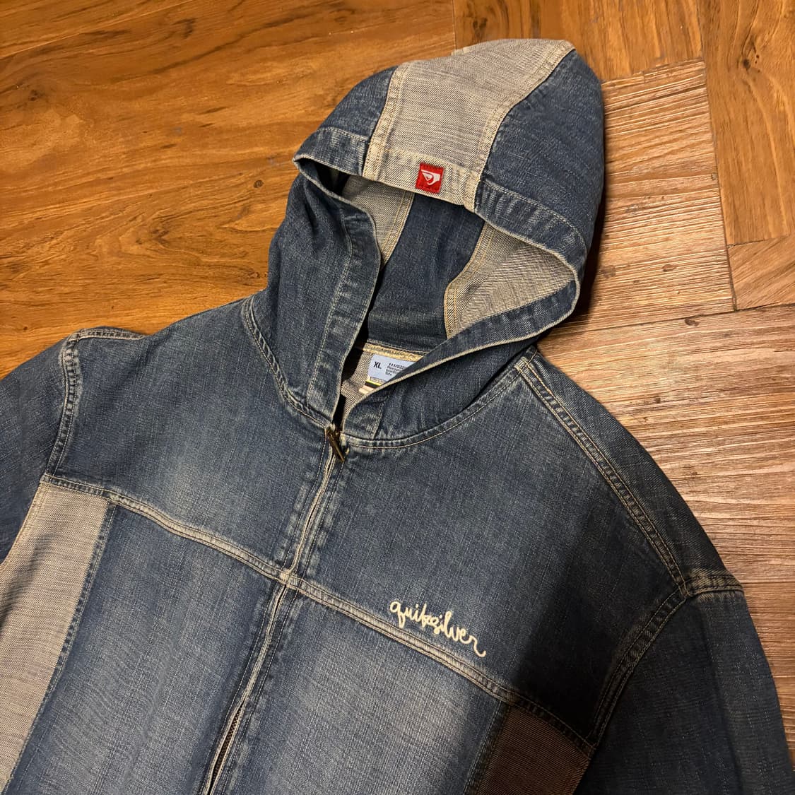 QUIKSILVER TWO TONE DENIM ZIPUP JACKET 상품이미지7