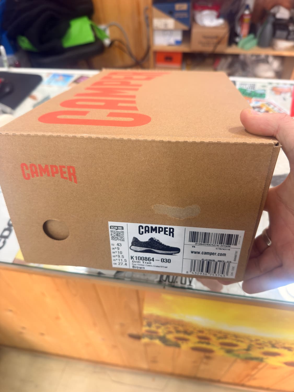 캠퍼 드리프트 트레일 비브람 새상품 43 특가 상품이미지4