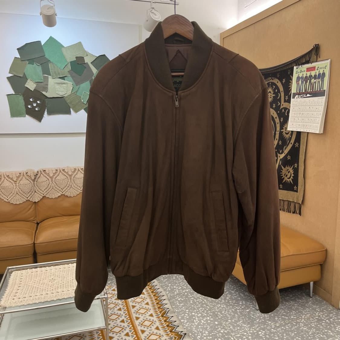 라코스테 빈티지 컨트리 시크 딥브라운 양가죽 자켓 100 C10850 상품이미지3