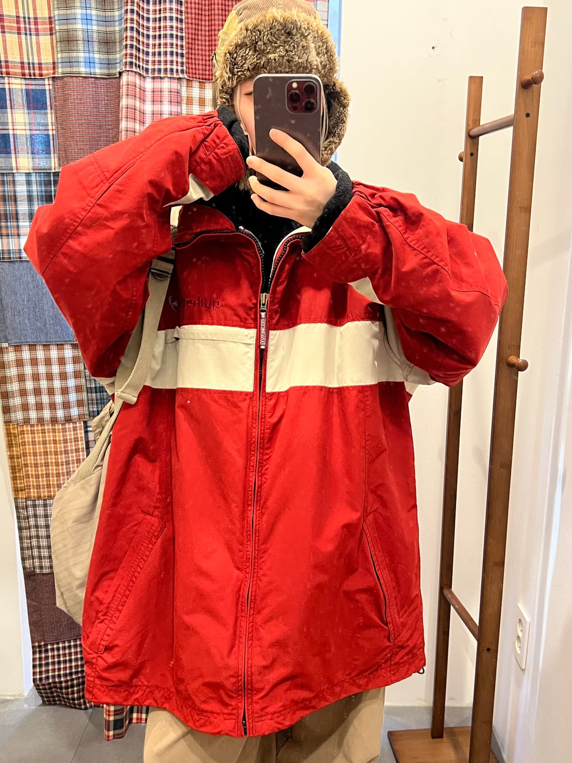 퀵실버 레드 패딩  상품이미지1