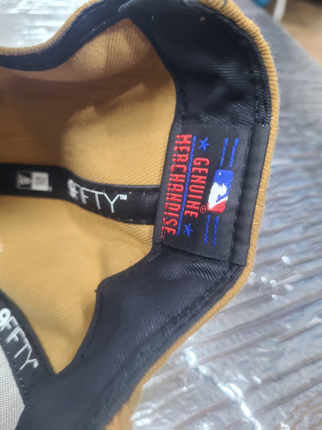 뉴에라 9FIFTY 뉴욕 양키스 스냅백 베이지 상품이미지4