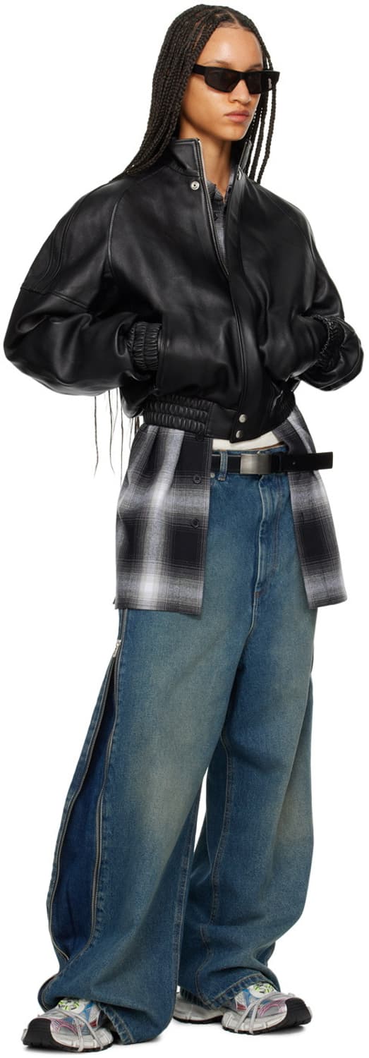 LUU DAN SIDE ZIP BLUE DENIM PANTS 상품이미지1