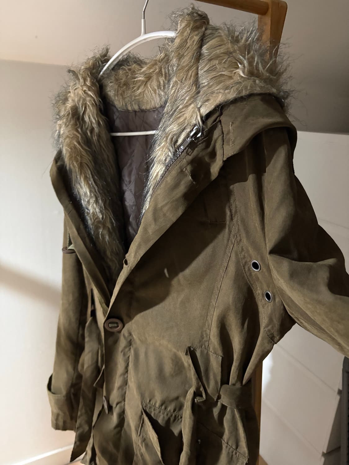 빈티지 모리 너드 야상자켓 털 탈부착 상품이미지2