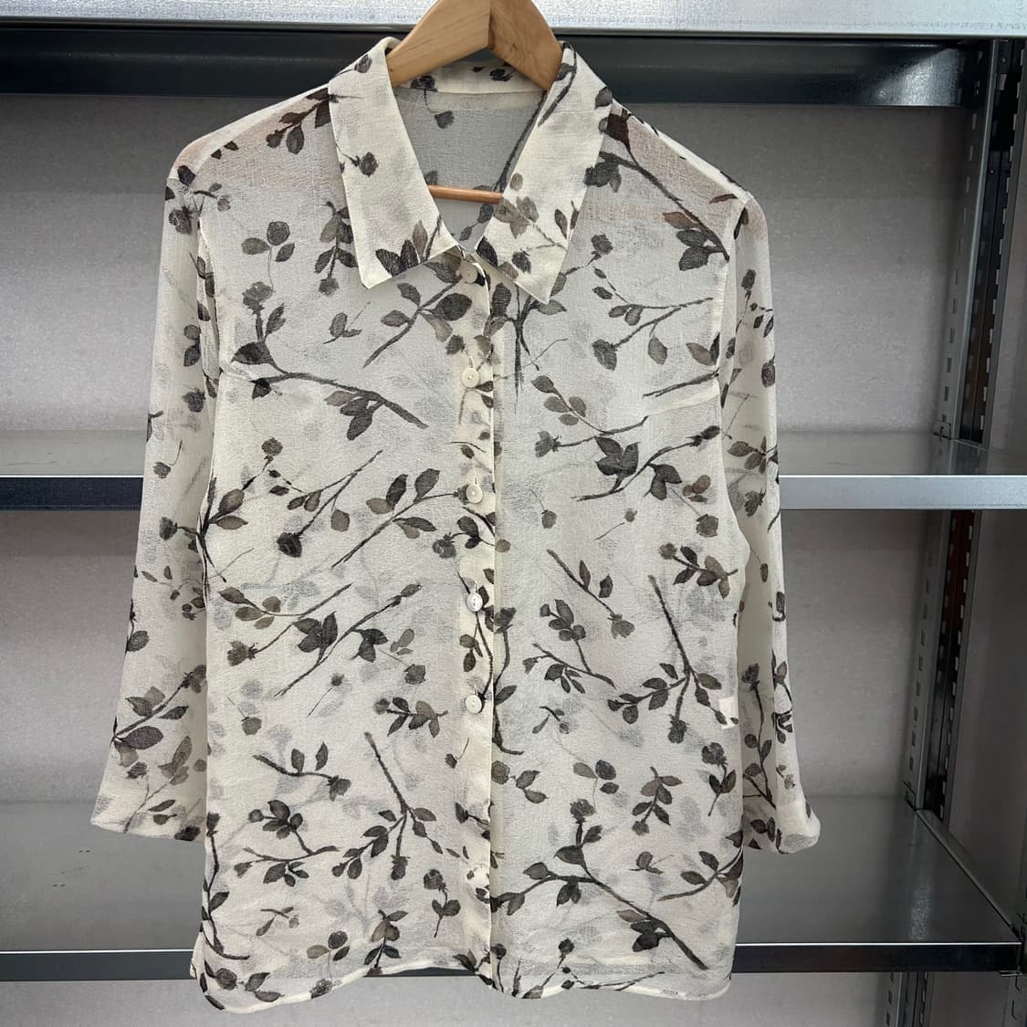 (WOMEN L)플라워 패턴 여름자켓-Y345 상품이미지3