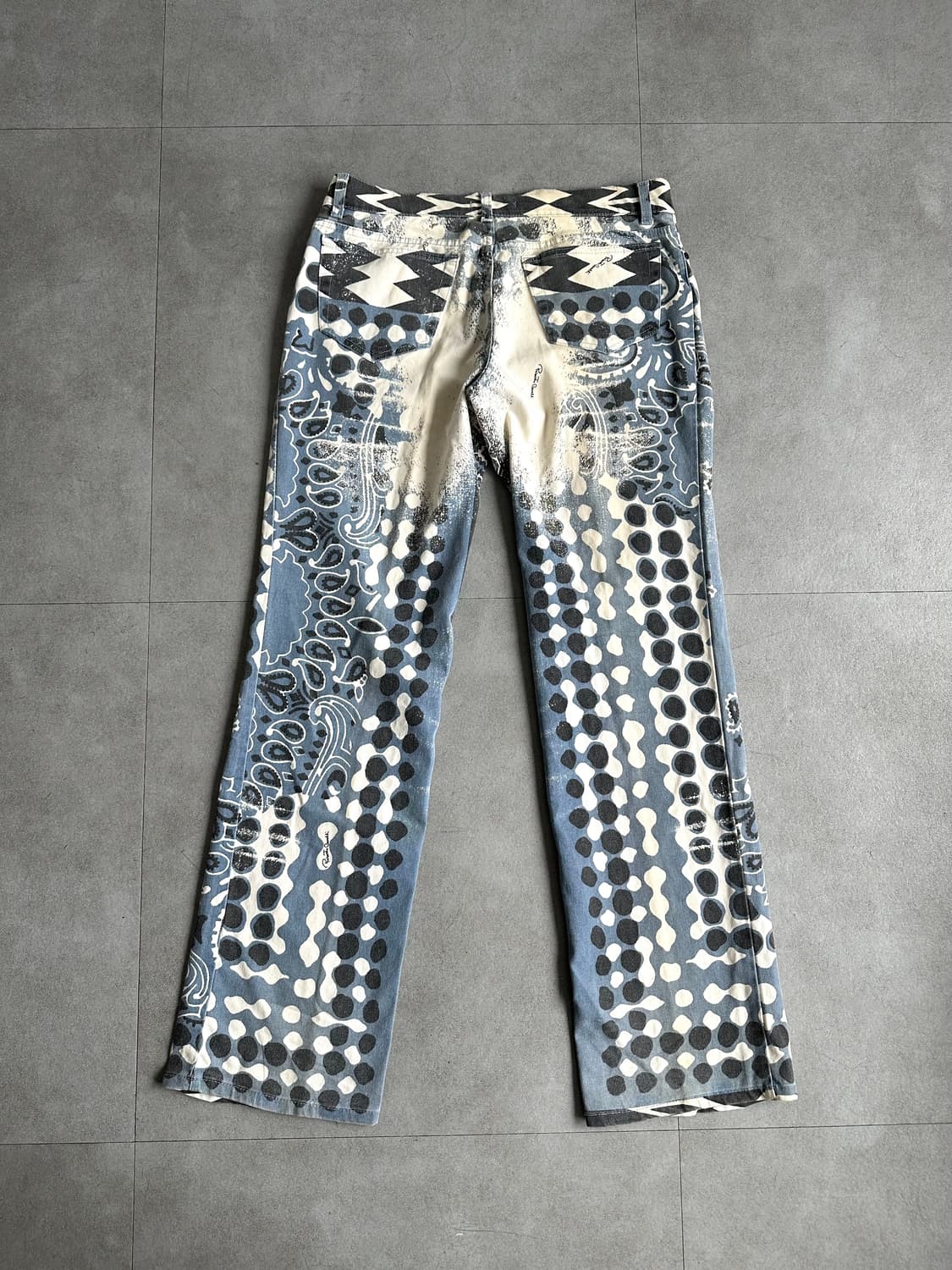 2000s 로베르토 까발리 페이즈 데님팬츠 상품이미지7