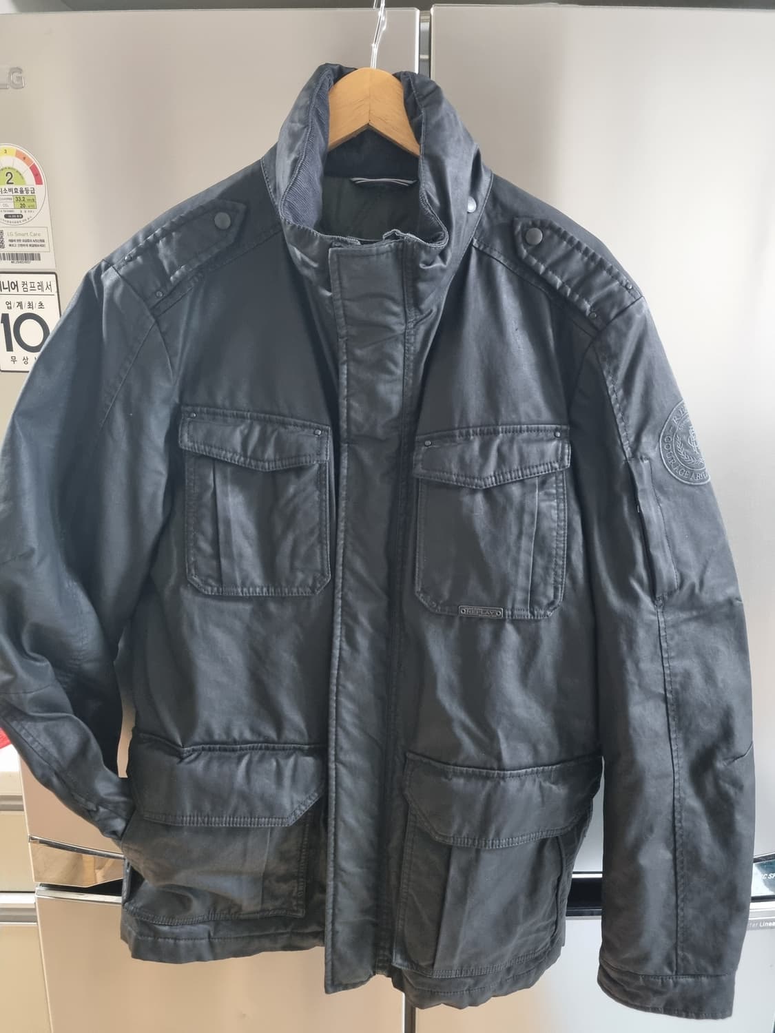 Replay wax-coated hunting jacket 상품이미지1