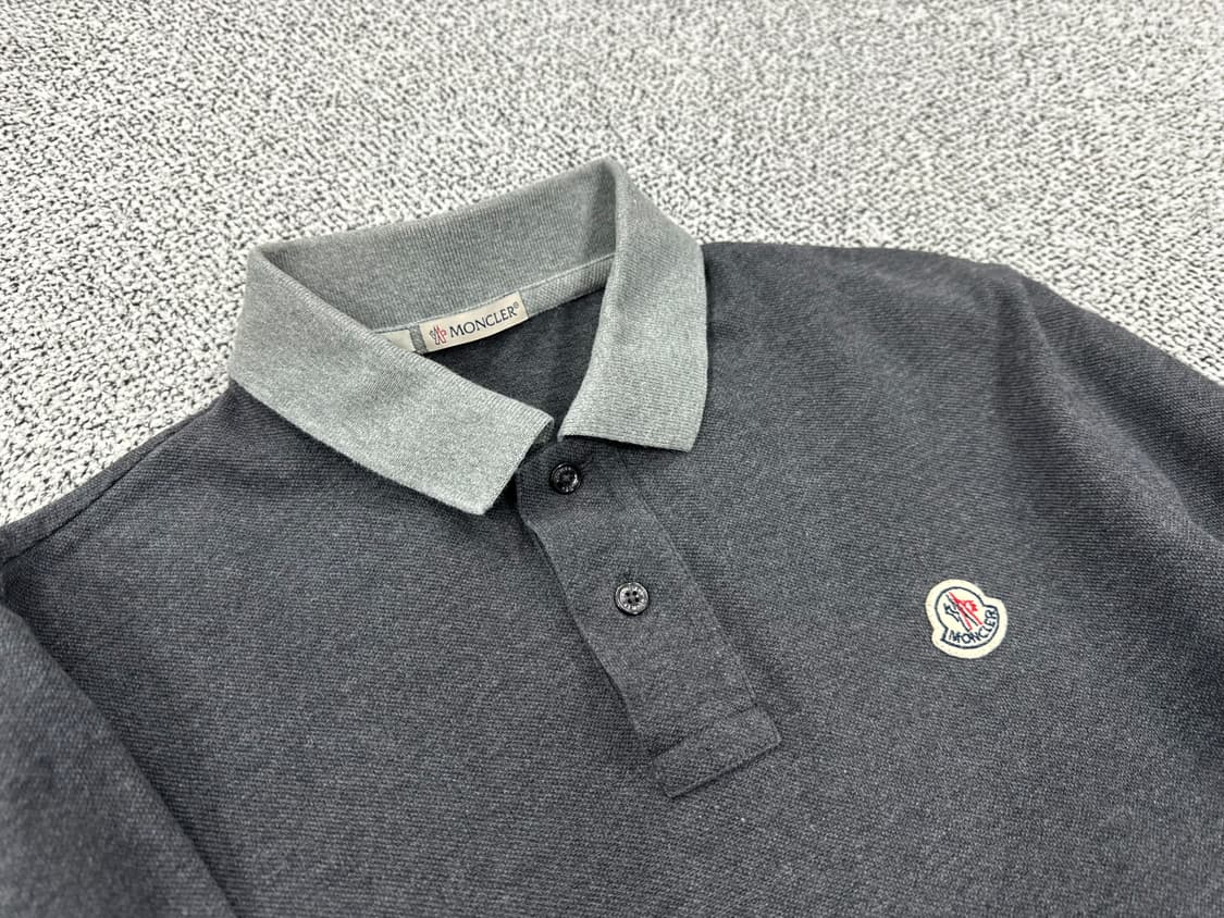 몽클레어 로고 긴팔 카라티 상품이미지2