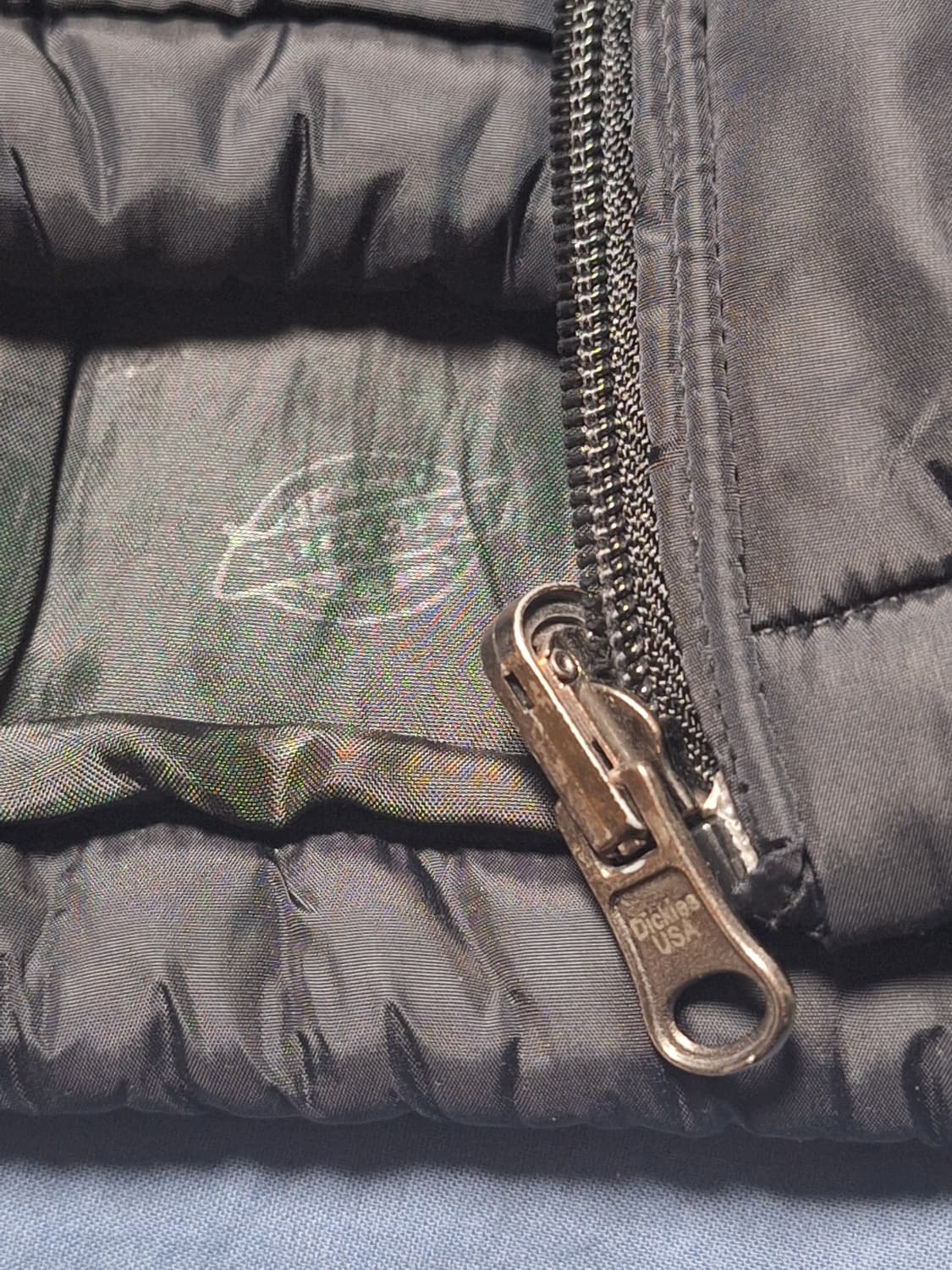 디키즈 USA 올드스쿨 경량패딩 블랙 퀼팅 자켓 상품이미지4