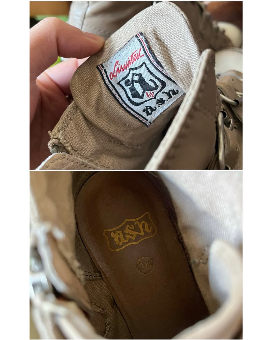 ASH Metallic Studs Leather High-top 상품이미지10