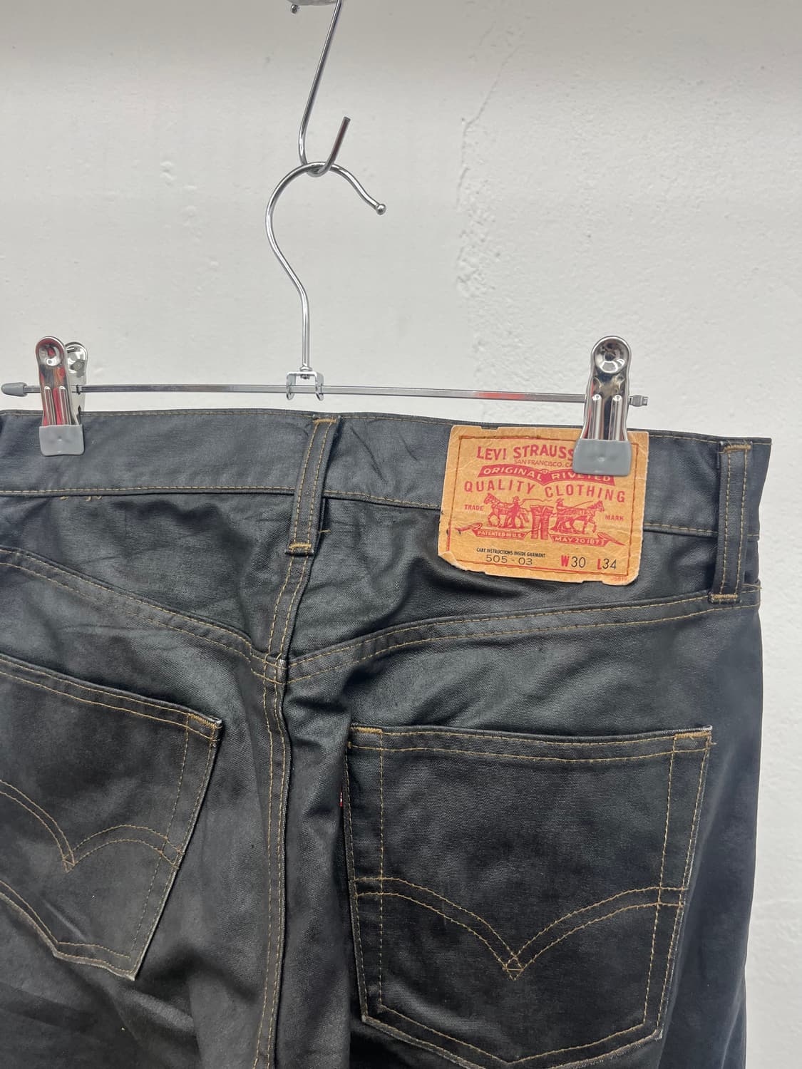 30) LEVIS 505 COATING JEANS 상품이미지1