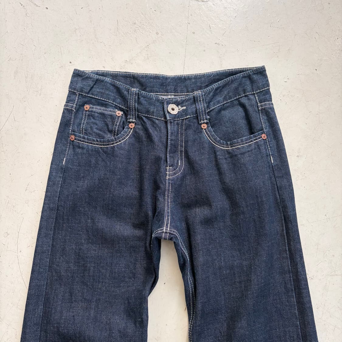 JPN 빈티지 신치백 레귤러 데님팬츠 34 상품이미지2