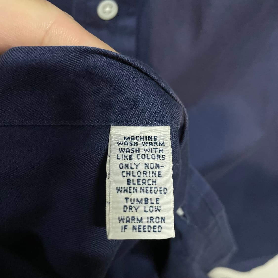 폴로 랄프로렌 네이비 긴팔 셔츠 상품이미지5