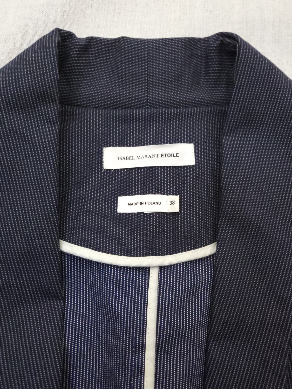 ISABEL MARANT ETOILE 블랙 스트라이프 숏 자켓 L 상품이미지3