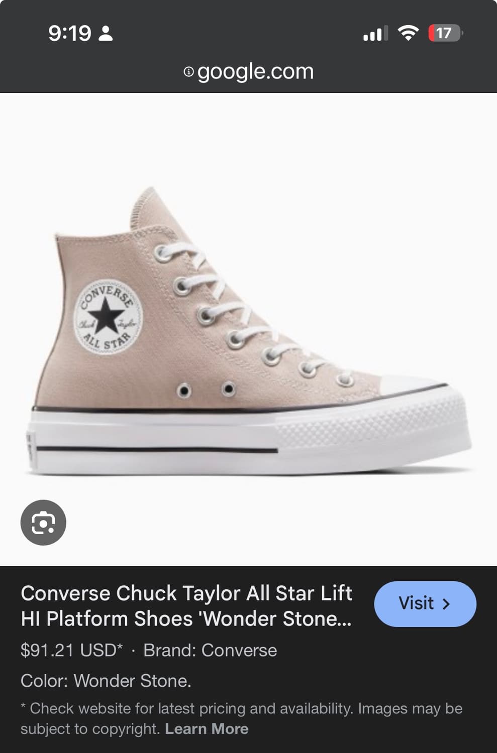 컨버스 하이 240 원더스톤 베이지 / 나이키 뉴발란스  상품이미지2