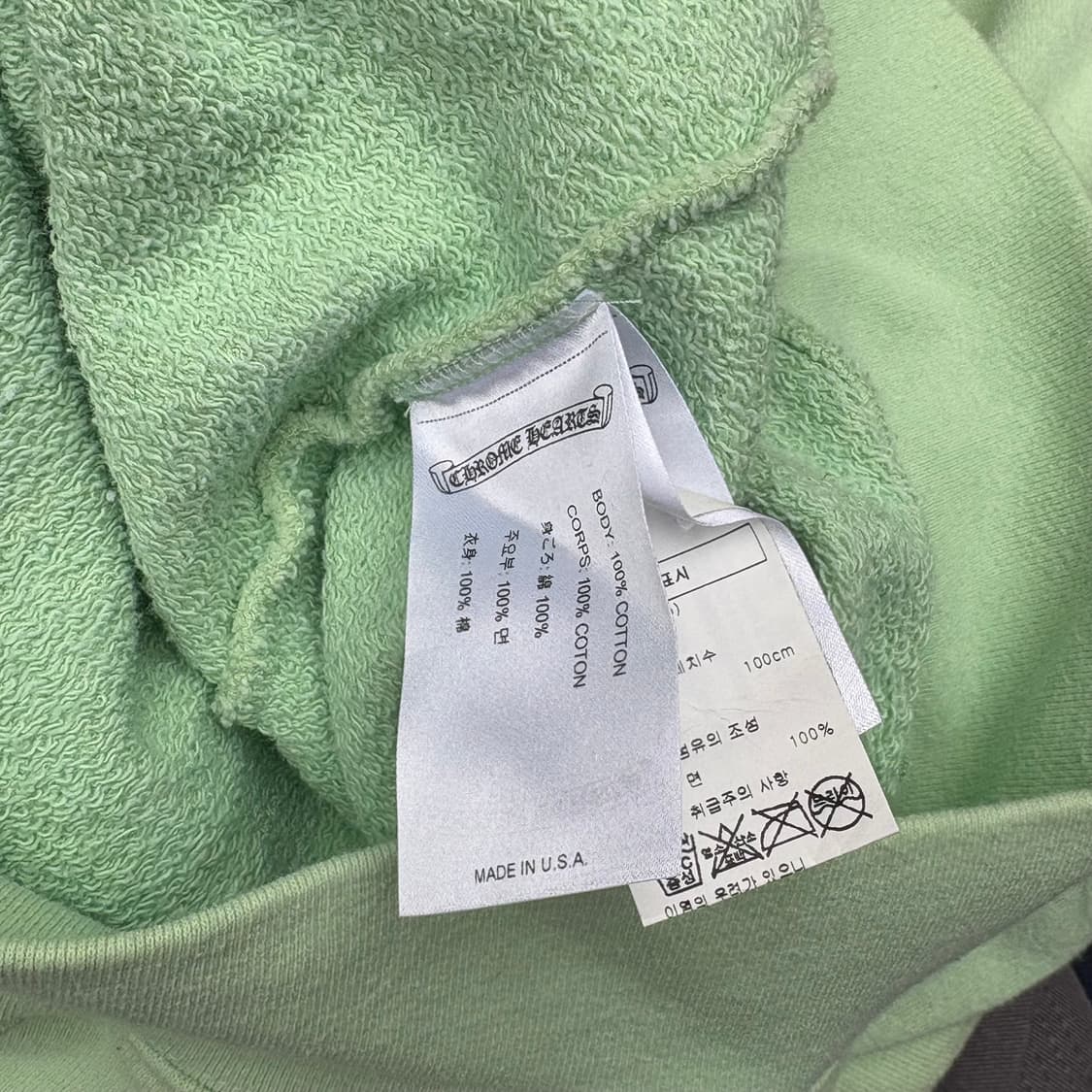 [M] 크롬하츠 매티보이 후드 백화점판 상품이미지5