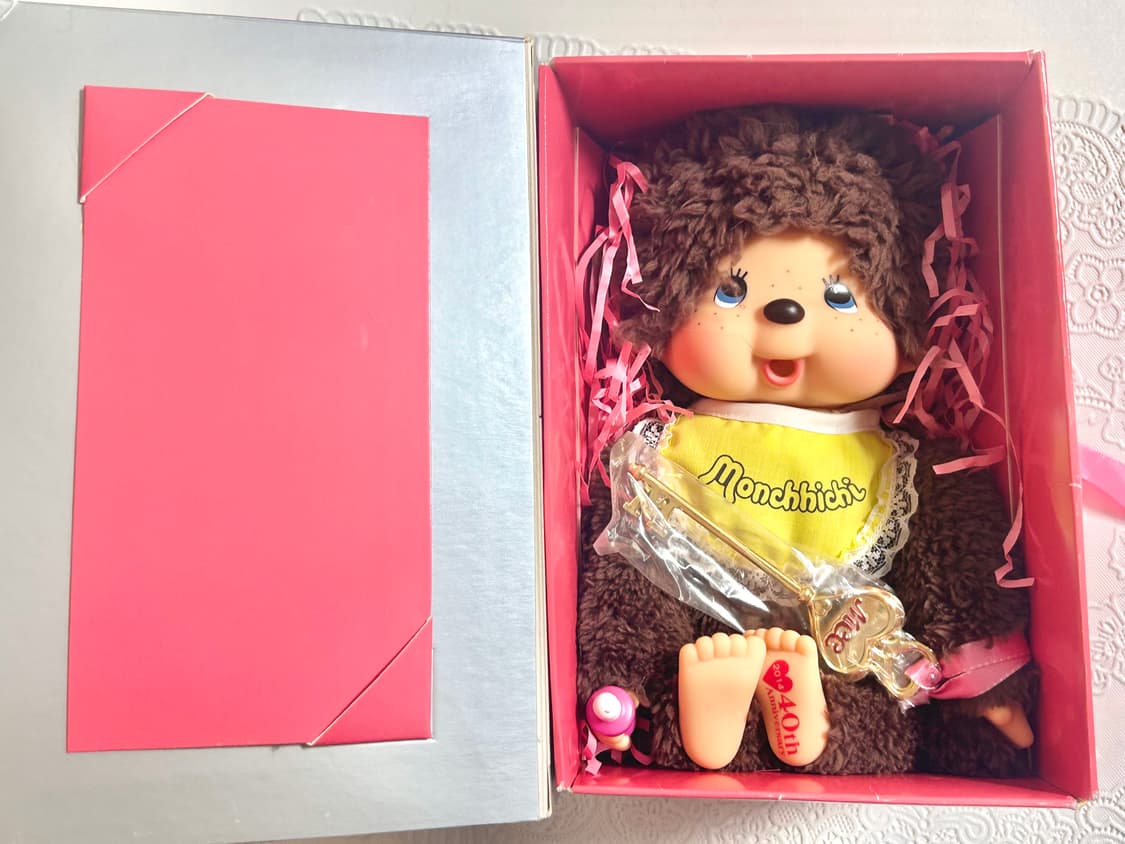 [고전,레어] 40주년 한정판 몬치치 인형 박스 상품이미지6