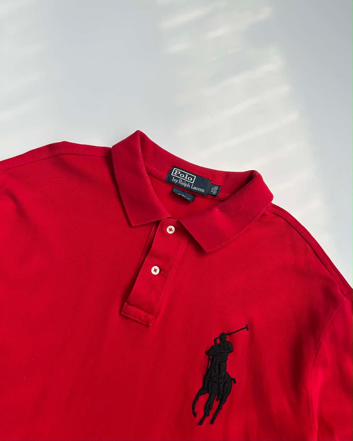 [XXL] 폴로 랄프로렌 빅포니 럭비셔츠 빅사이즈 롱슬리브 카라 상품이미지6