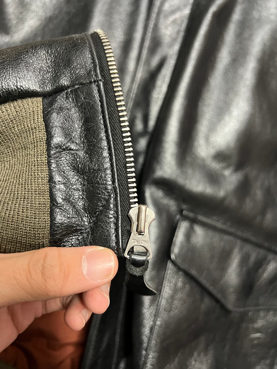 택포75) 아카펠라클로딩 A-2 자켓 46 홀스하이드 말가죽 a2 상품이미지7